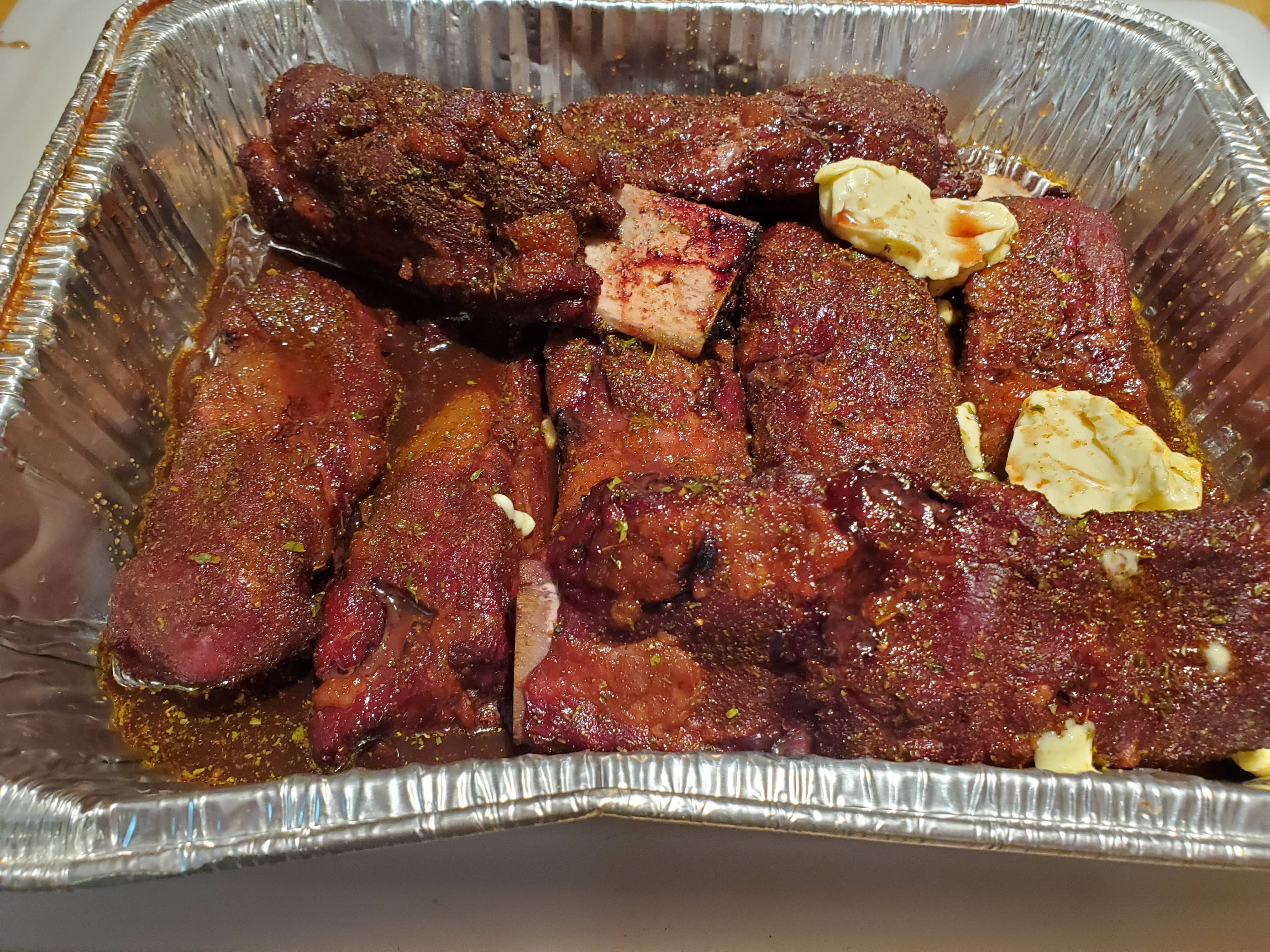 Ribs in Braising Liquid