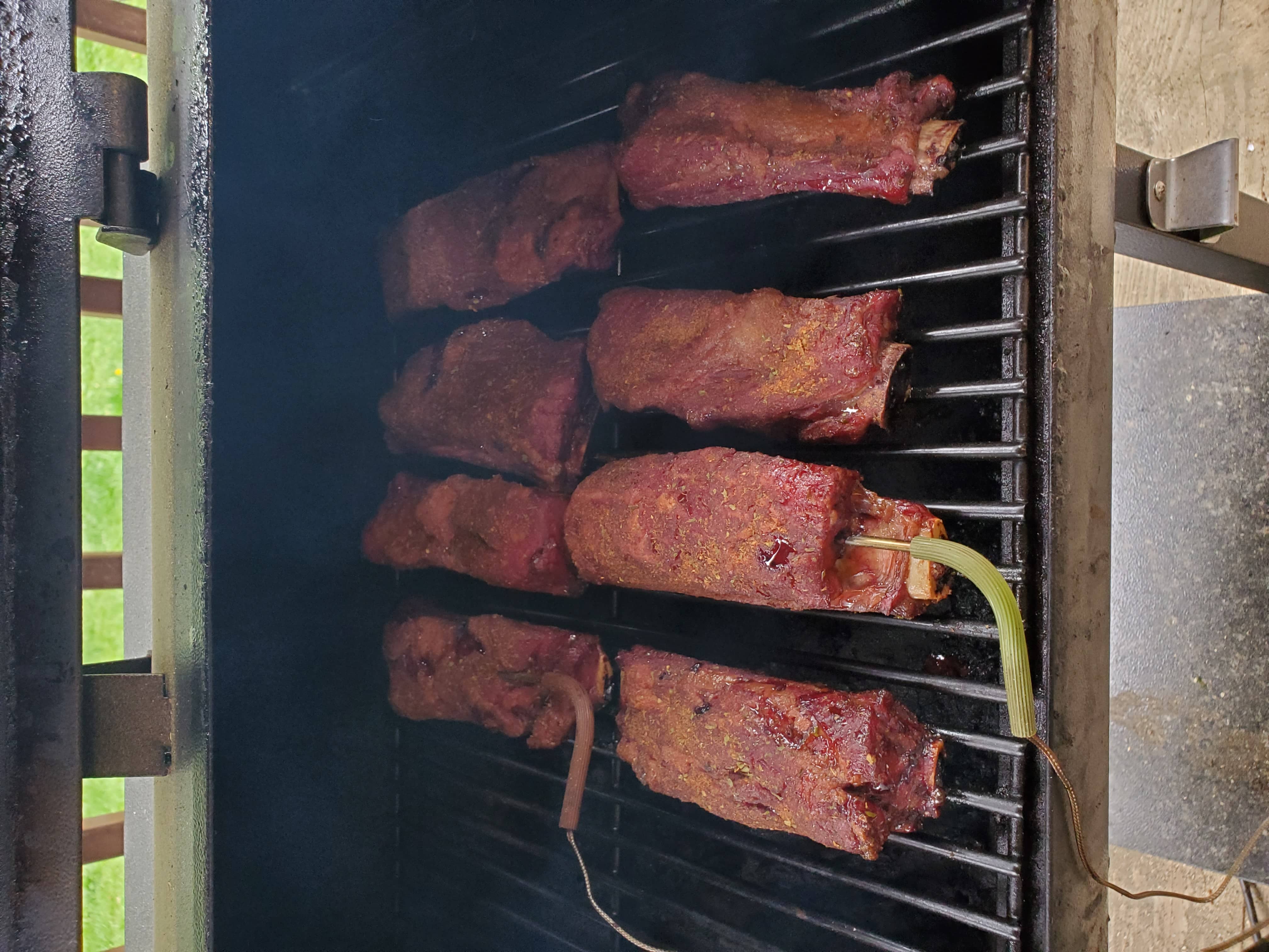 Ribs On Smoker