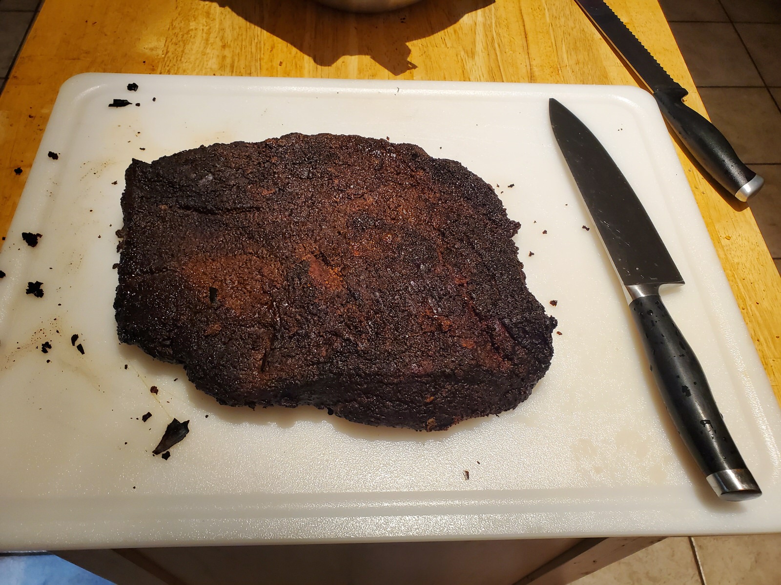 Brisket Ready to be Cut