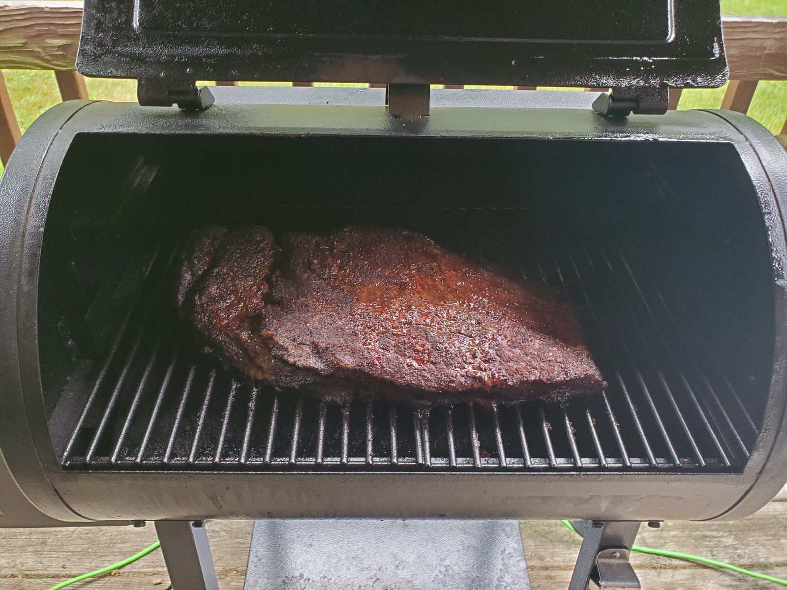 Brisket on Smoker