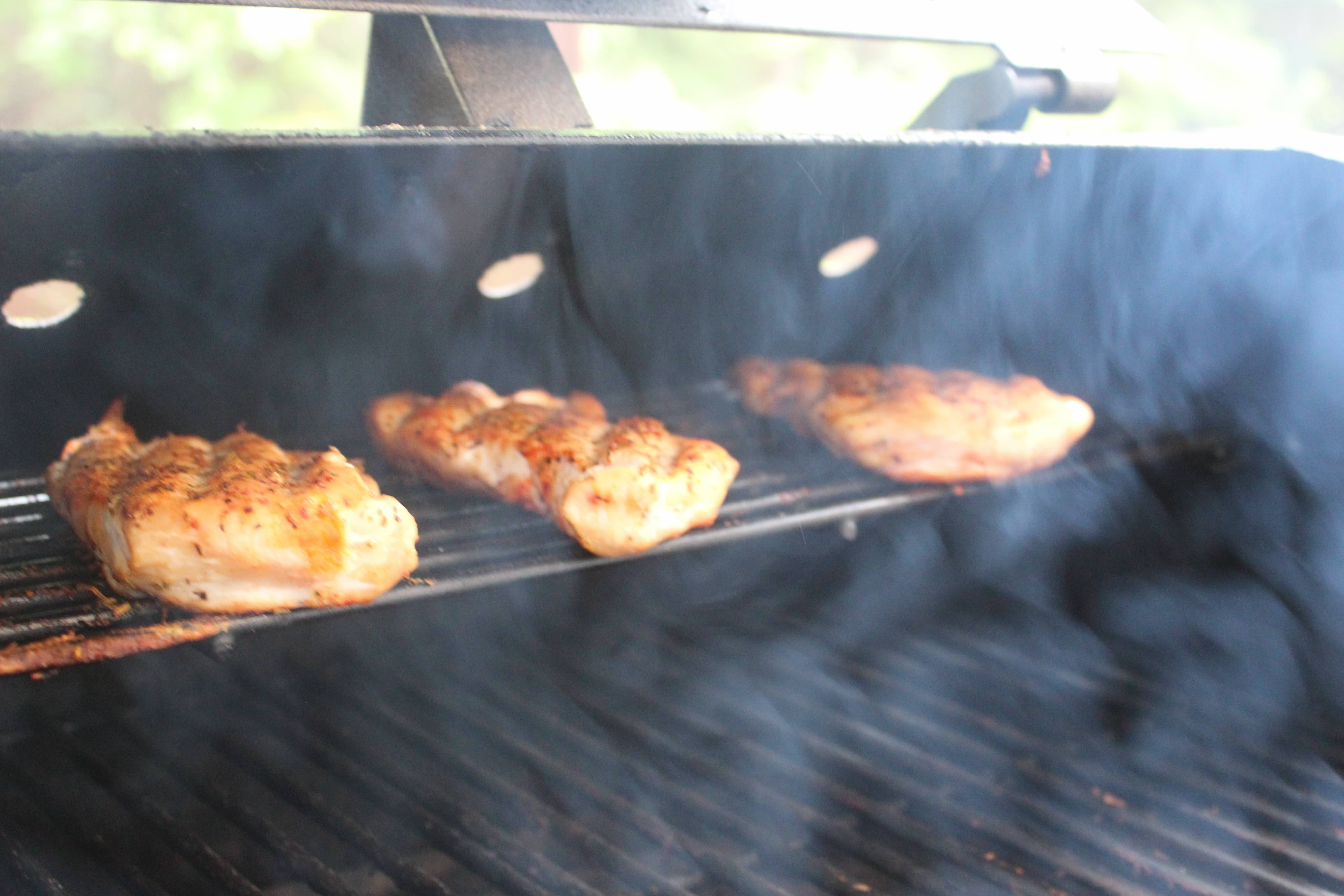 Chicken on Smoker