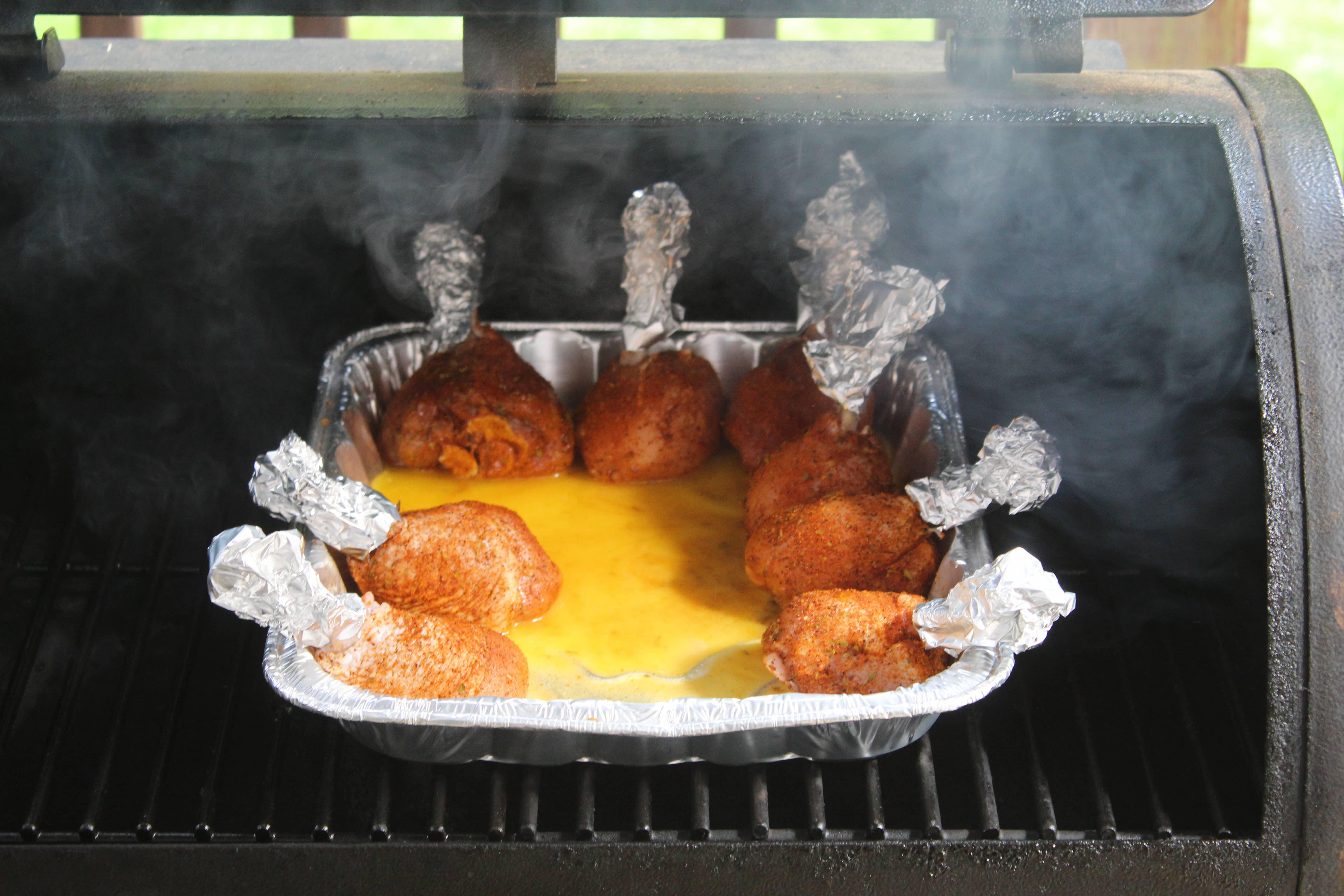 Shrimp on Smoker