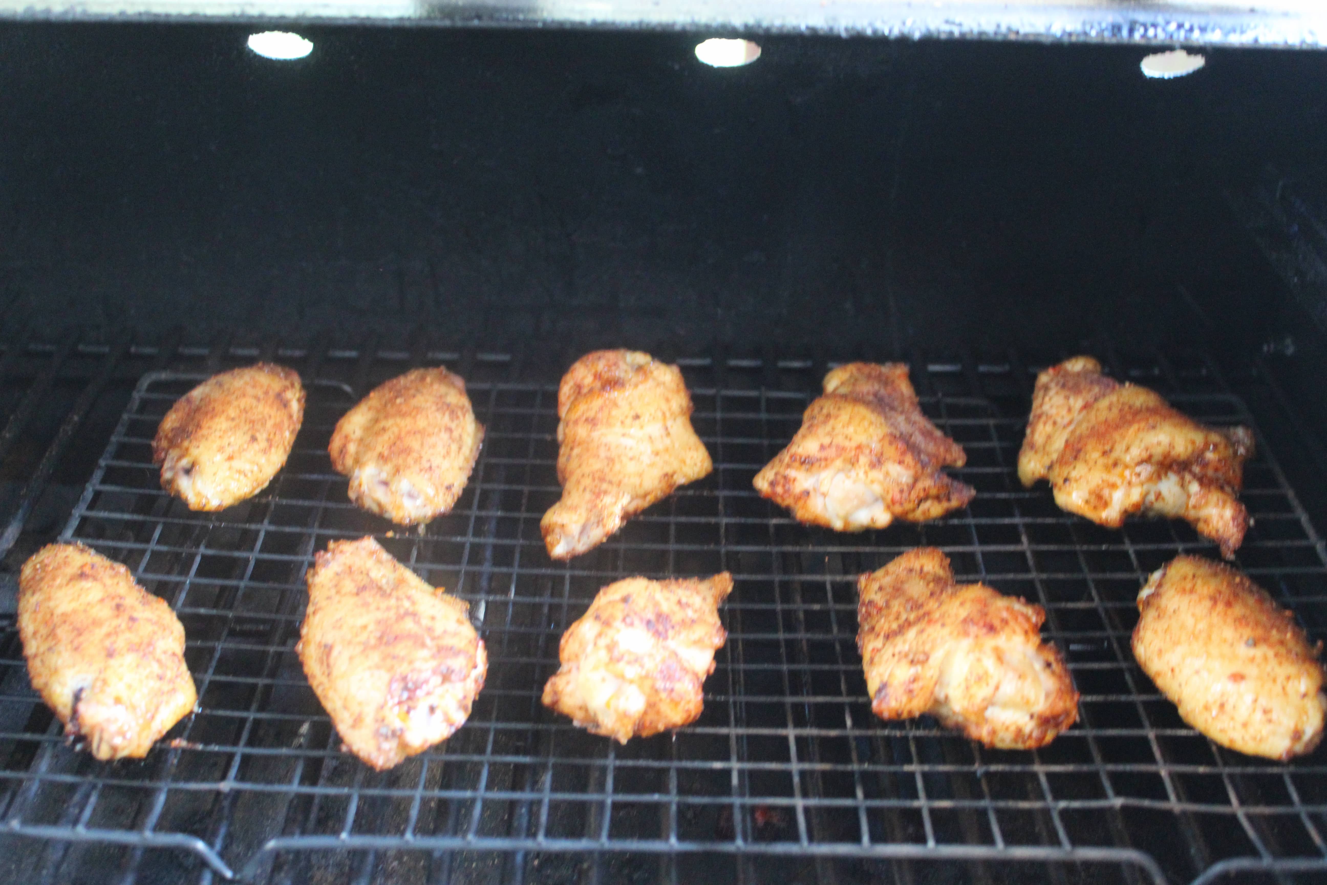Wings on Grill