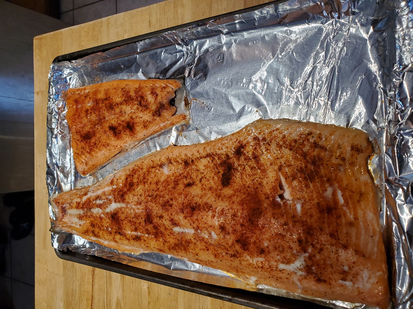 Salmon Ready to Glaze
