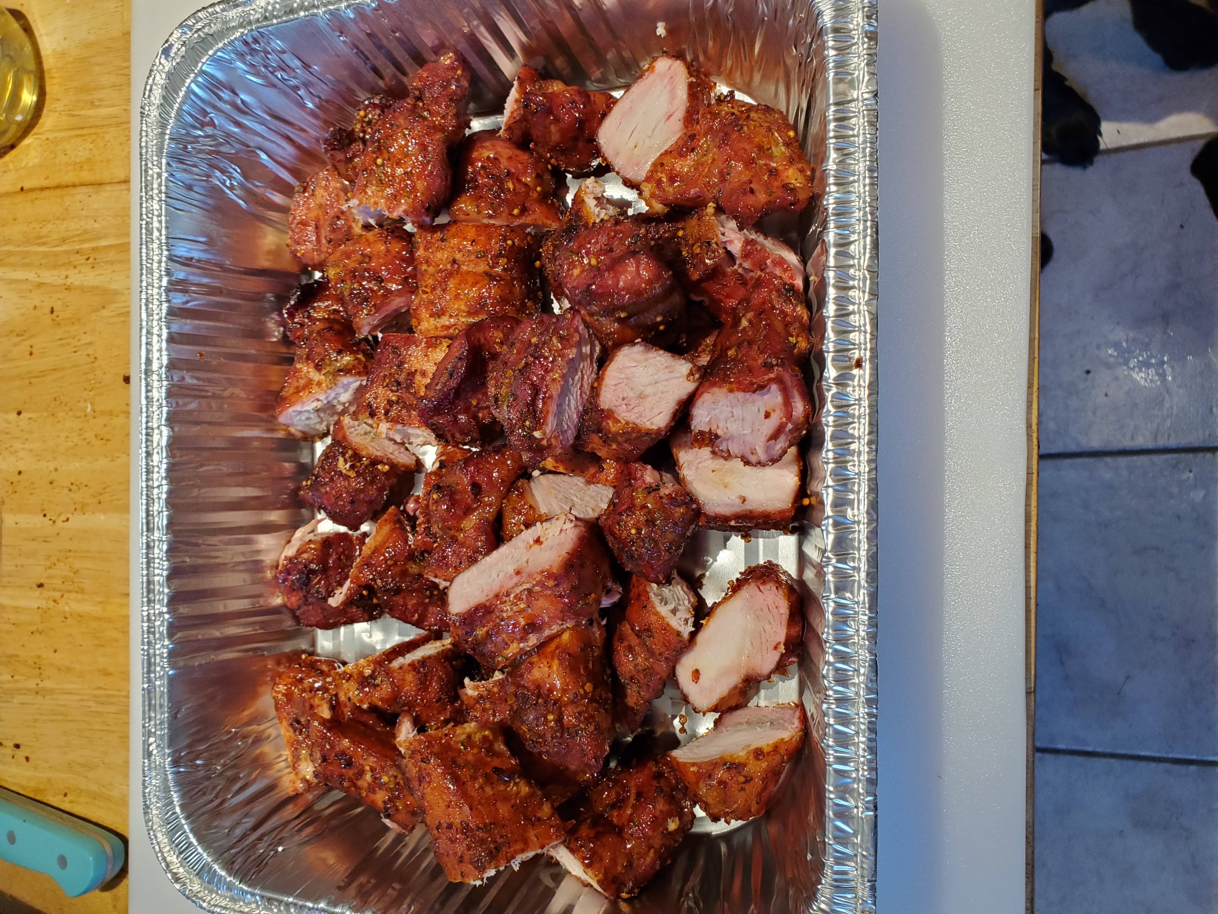 Ribs Cut into Ends
