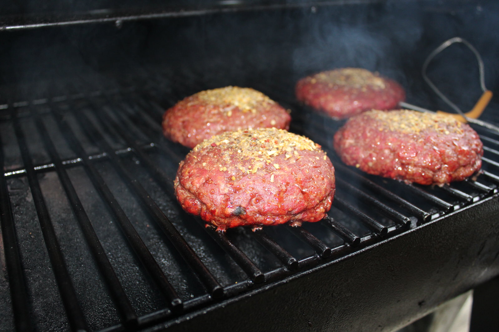 Burgers on Smoker